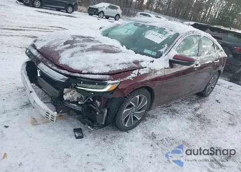 2020 Honda Insight Touring from USA, damaged, VIN 19XZE4F9XLE007071
